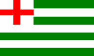 Striped Ensign Green/White Flags